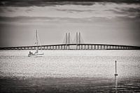 Schwarzweiss-Fotografie: Öresundbrücke
