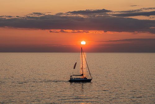 Chasing the sunset near Rovinj Croatia