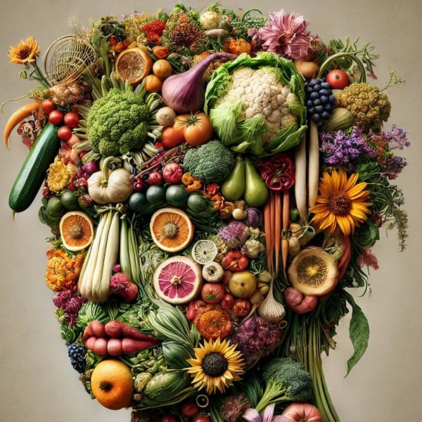 Vegetables harmony portret van Jaap Ros