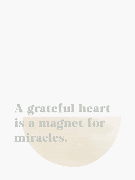 Grateful Heart | Sage Green by Bohomadic Studio