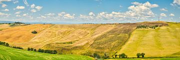 Panoramalandschaft aus der Toskana Italien von eric van der eijk