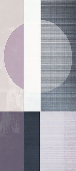 Grey Circle | Circle Contrast by Modern Collection