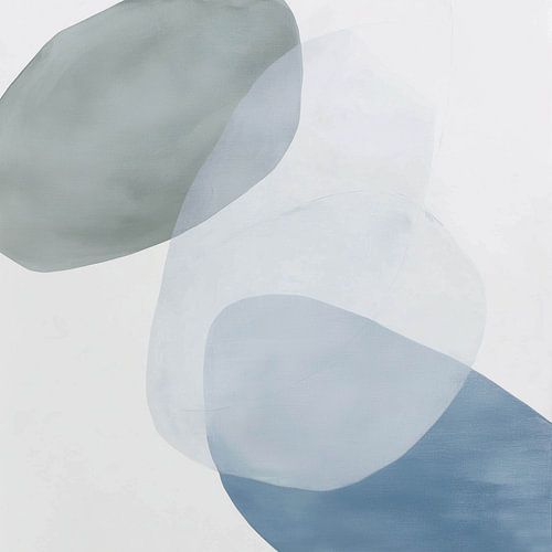 Drijvende Stilte in Blauw