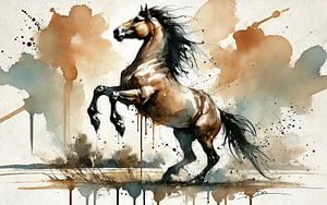 Feuriges Pferd Eleganz