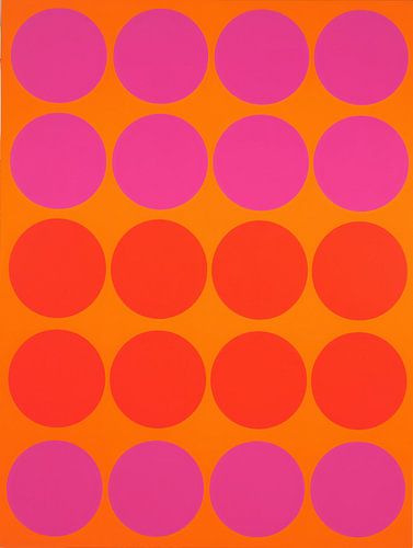 Twaalf tot Acht | Twintig Op-Art Colour Rush Cirkels