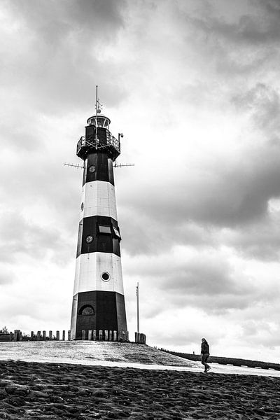 Der Leuchtturm von Breskens von Petra Brouwer