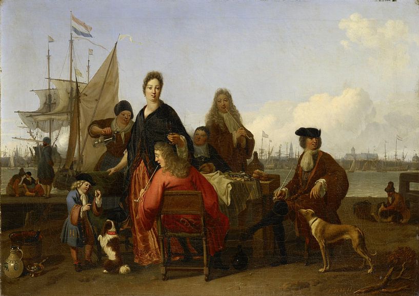 The Bakhuysen and de Hooghe families, Ludolf Bakhuysen by Masterful Masters