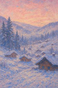 Impressionistische Winterstille