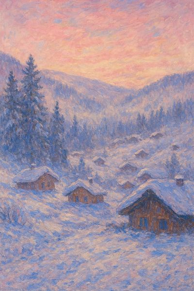 Impressionistische Winterstille von Travel Shop