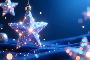 Étoiles de Noël scintillantes