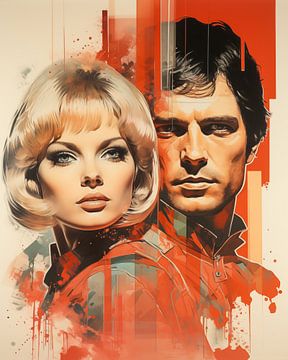Sovjetposter - kunstposter van foto uit vintage 70-er jaren tijdschrift van Animaflora PicsStock