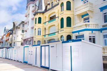 Beach cabins in Wimereux by Danny Tchi Photography