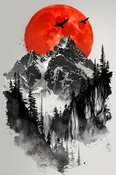 Abstract line composition by Art & Soul Creations