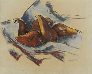 Stilleben mit Birnen von Marsden Hartley
