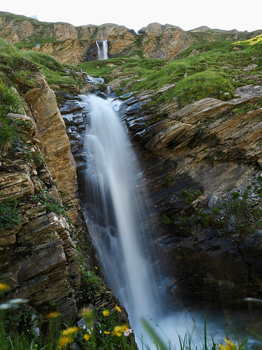 Waterfall in the Hohe Tauern