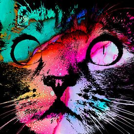 Cat Pop Art van Petra Nawrath