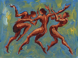 Dynamic Nude Dancers by HUGO