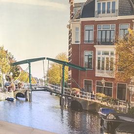 Kundenfoto: In der Stadt Leiden von Jeffrey de Graaf, auf fototapete