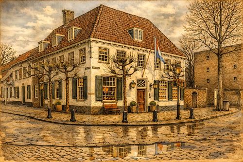 Achter de Kamp historisches Amersfoort letztes Jahrhundert 02 von Watze D. de Haan