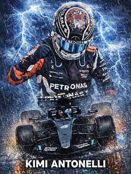 Kimi Antonelli in actie