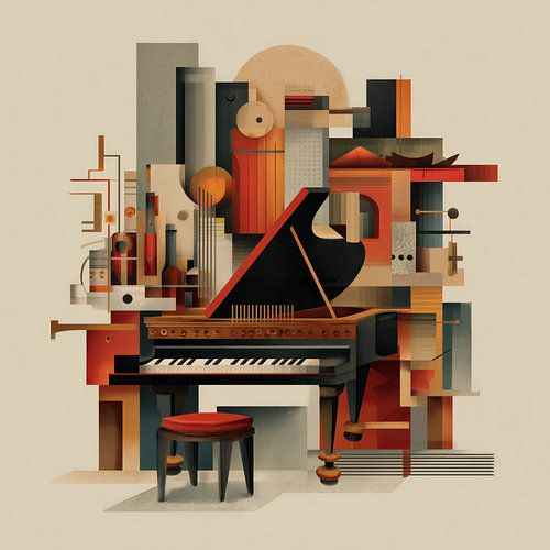 Pain, minimalism, cubism by TheXclusive Art