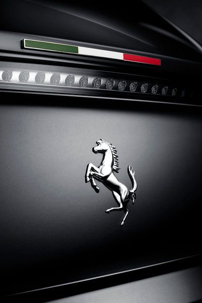 Ferrari GTC4 Lusso Prancing Horse logo van Thomas Boudewijn