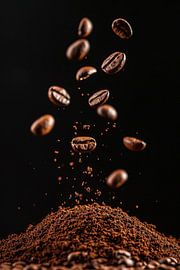 Œuvre d'art au café