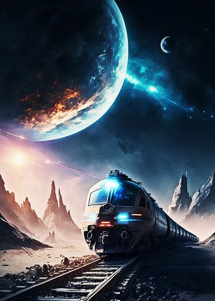 Train to space by SITI AMINAH
