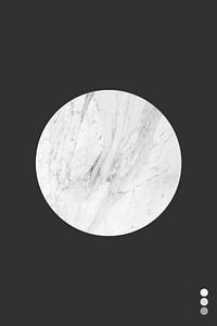 Minimal Marble Light - Minimalistische Print