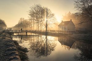 Veenhuizen par un matin glacé