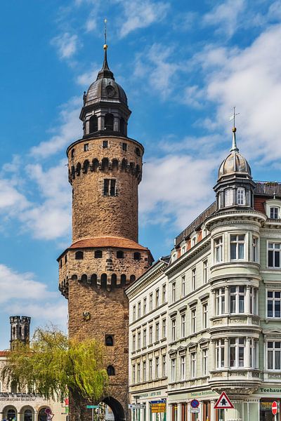 De Reichenbachtoren staat in Görlitz, Duitsland. van Gunter Kirsch
