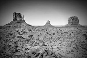 Belle VALLEE DE MONUMENT en noir et blanc