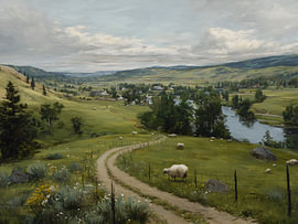 La paisible vallée de la rivière sur IamHomeStudio