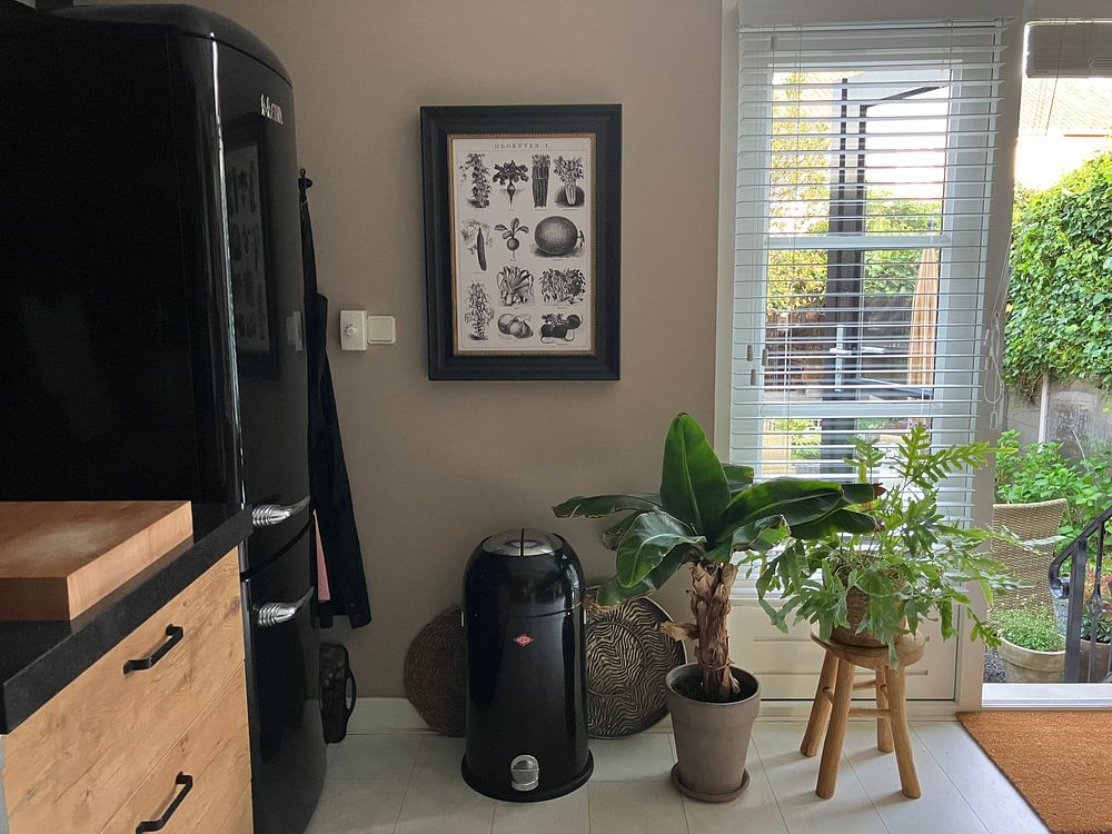 Vintage botanische prent Groenten I  van Studio Wunderkammer 