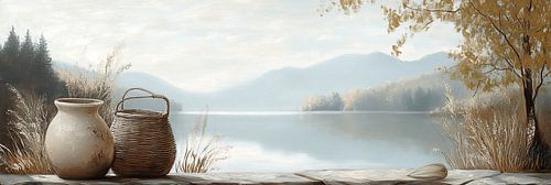 Tranquil Water feature with Vase by Art Whims