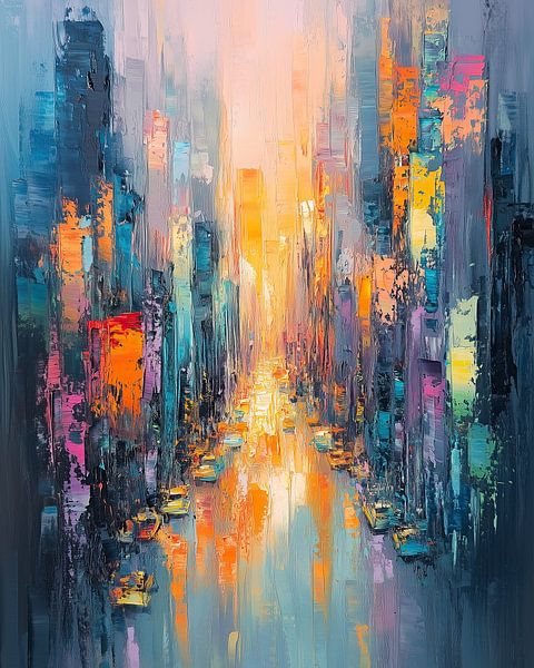 Abstract Manhattan van Thea