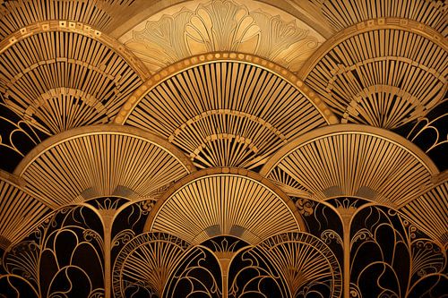 Gold Fan Patterns