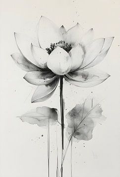 Krachtige Lotus: Een Tijdloze Schoonheid van But First Framing