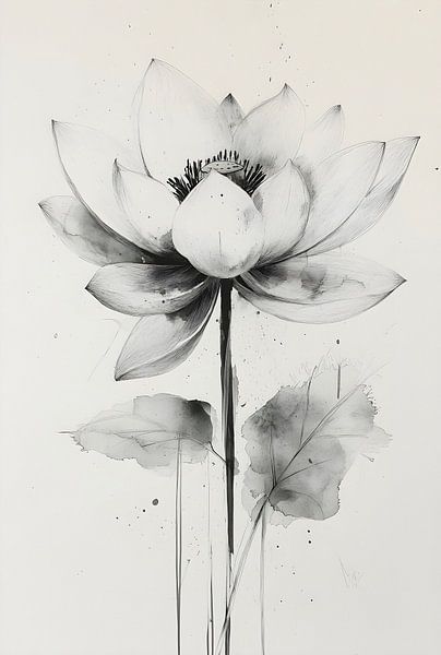 Lotus puissant : une beauté intemporelle par But First Framing