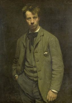 Portret van Albert Verwey, Jan Veth