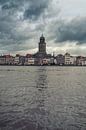 Schilderachtige wolken boven Deventer en de IJssel. van Bart Ros thumbnail