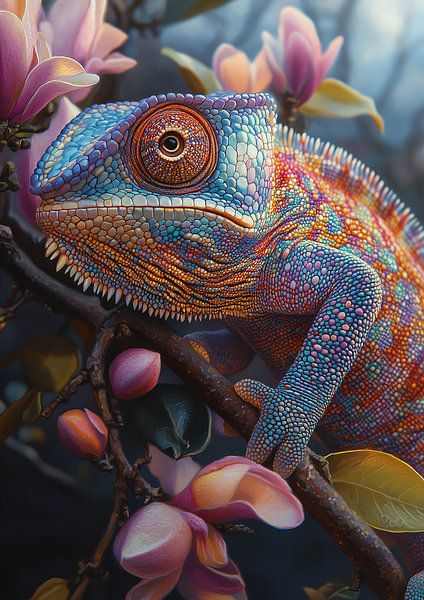 Focus caméléon par R Pevitanada