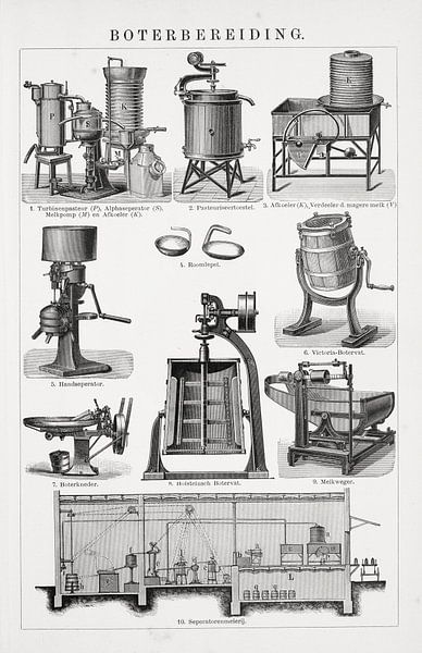 Antique plate Butter preparation by Studio Wunderkammer