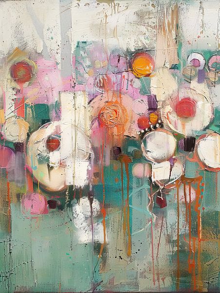 Abstract Painting Colourful by Art Whims