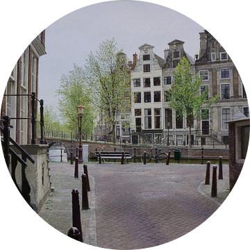 Schilderij: Amsterdam, Herengracht-Beulingstraat