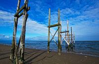 Steiger Waddenveer in de winter van Wim van der Geest thumbnail