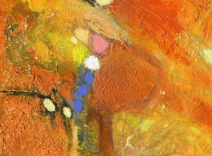 Modern Abstrakt - Oranje - 4 van Sonja M. - ModernArt 2.0