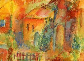 mediterrane Häuser von Claudia Gründler