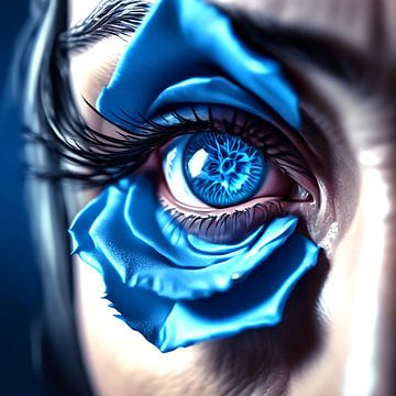 Lady Blue Eye by Quinta Mandala