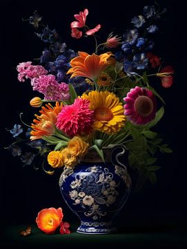 Kleurrijk Geluk | Bloemen Boeket van Flora Exlusive